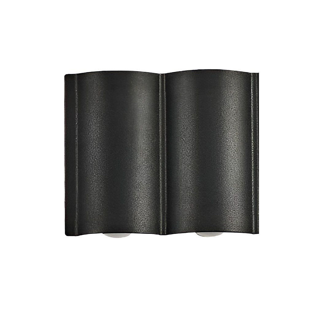 Modern Wave Arc Design LED Outdoor Wall Light Waterproof Exterior Sconce for Garden and Villa