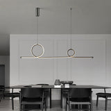 Modern Wave Design Dimmable LED Chandelier with Remote Control for Contemporary Living Room