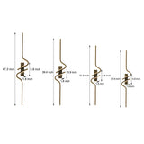 Modern Wavy Black LED Wall Sconce Linear Aluminum Minimalist Indoor Lighting Fixture