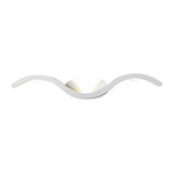 Modern Wavy Seagull LED Outdoor Wall Sconce Waterproof Up and Down Exterior Garden Light
