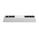 Modern White Aluminum Linear LED Ceiling Spotlight for Interior Flush Mount Lighting