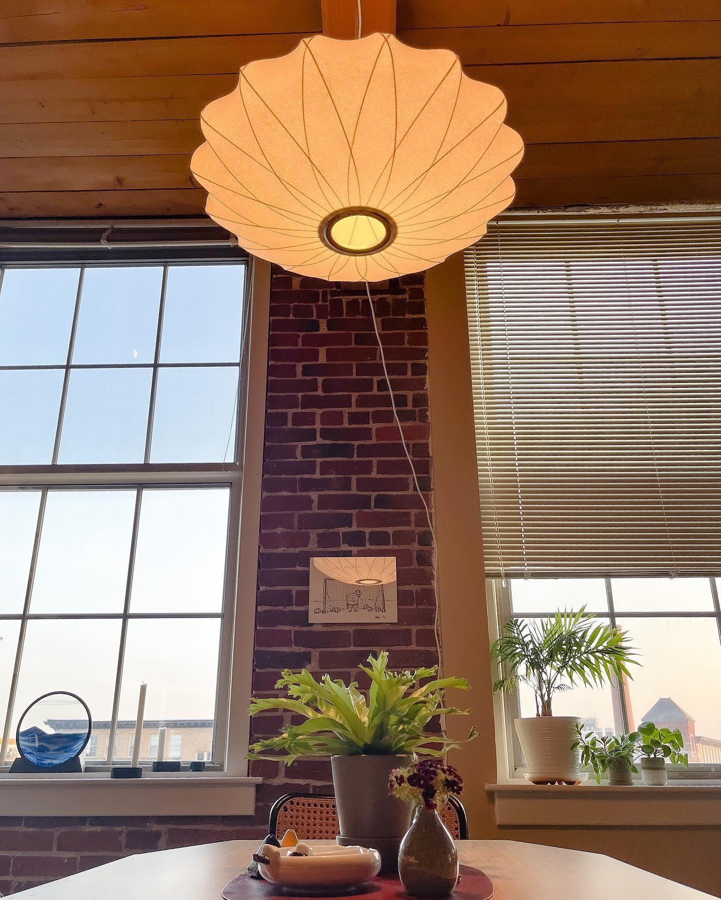 Modern White Bubble Swag Pendant Light Geometric Plug In Hanging Lamp for Indoor Decor