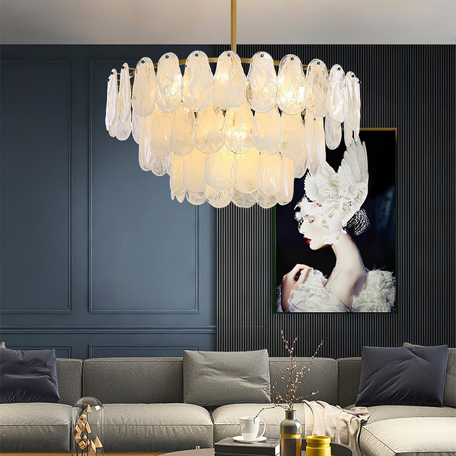 modern-white-cloud-glass-chandelier-with-gold-brass-frame-luxury-geometric-pendant-lighting