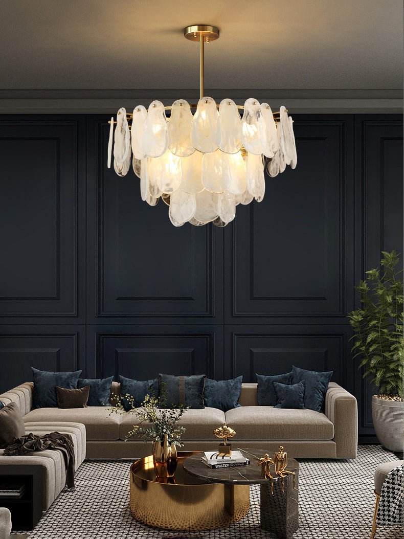 modern-white-cloud-glass-chandelier-with-gold-brass-frame-luxury-geometric-pendant-lighting