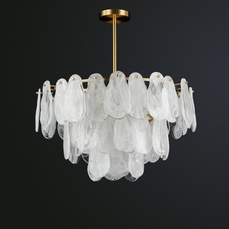 modern-white-cloud-glass-chandelier-with-gold-brass-frame-luxury-geometric-pendant-lighting