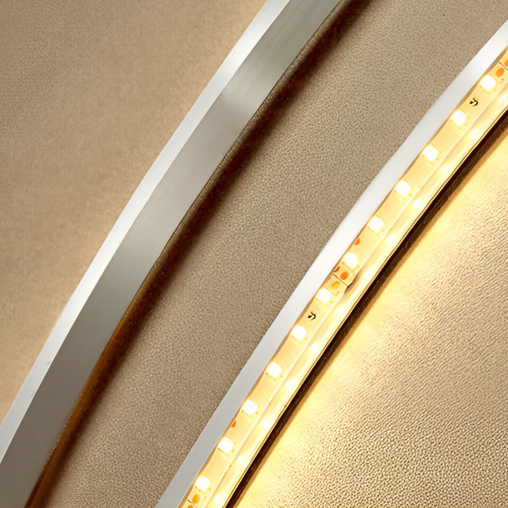 Modern White Feather Resin LED Wall Sconce Dimmable Art Decor Lighting for Living Room