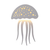Modern White Jellyfish LED Wall Sconce Creative Kids Room Decorative Lighting