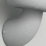 Modern White Mushroom Resin Wall Sconce Organic Design Interior Light