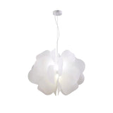 Modern White Petal Pendant Light Organic Shape Hanging Ceiling Lamp for Living Room