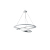 Modern White Spiral Aluminum Disc Pendant Lamp for Contemporary Interior Lighting