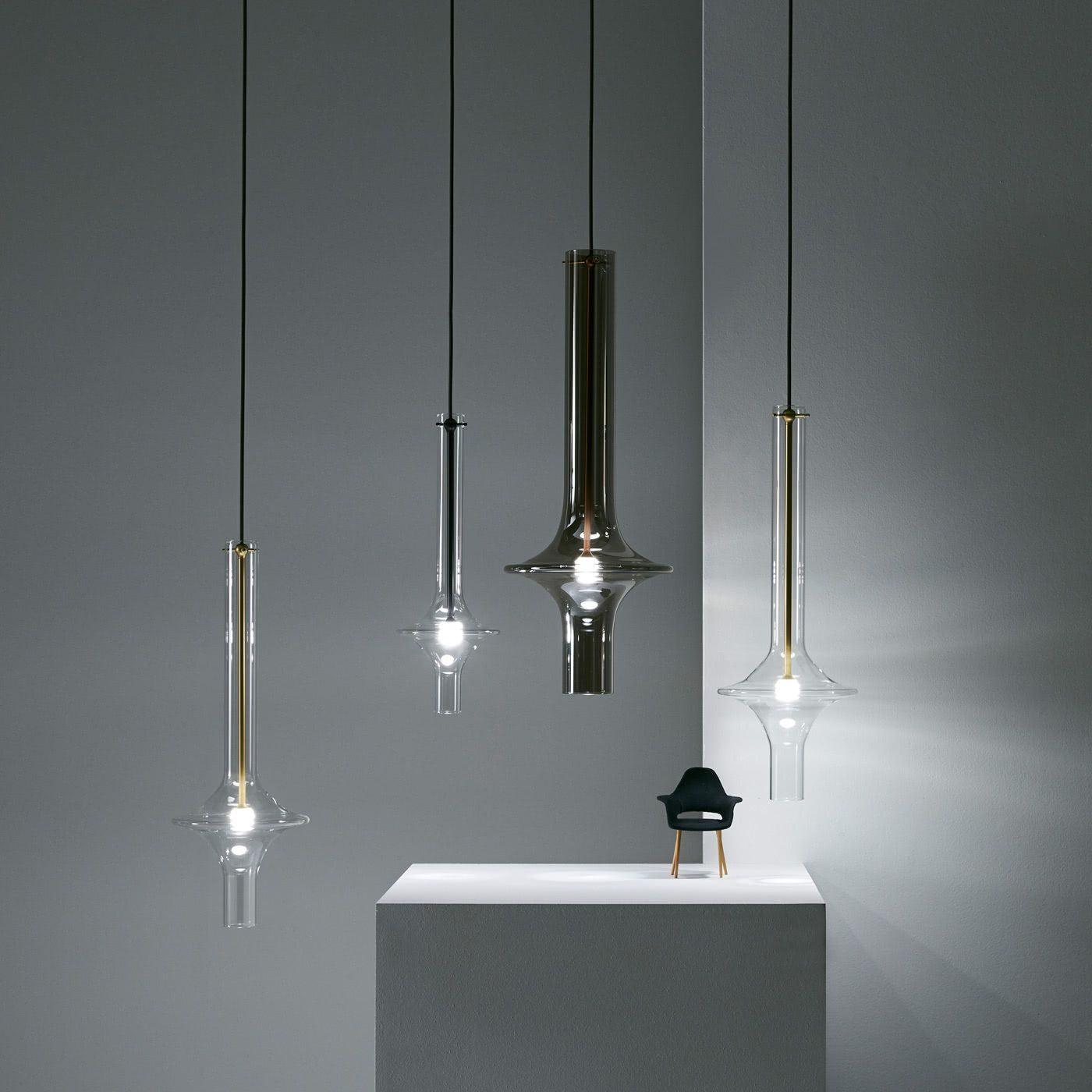 Modern Wonder Borosilicate Glass LED Pendant Light for Living Room and Dining Space