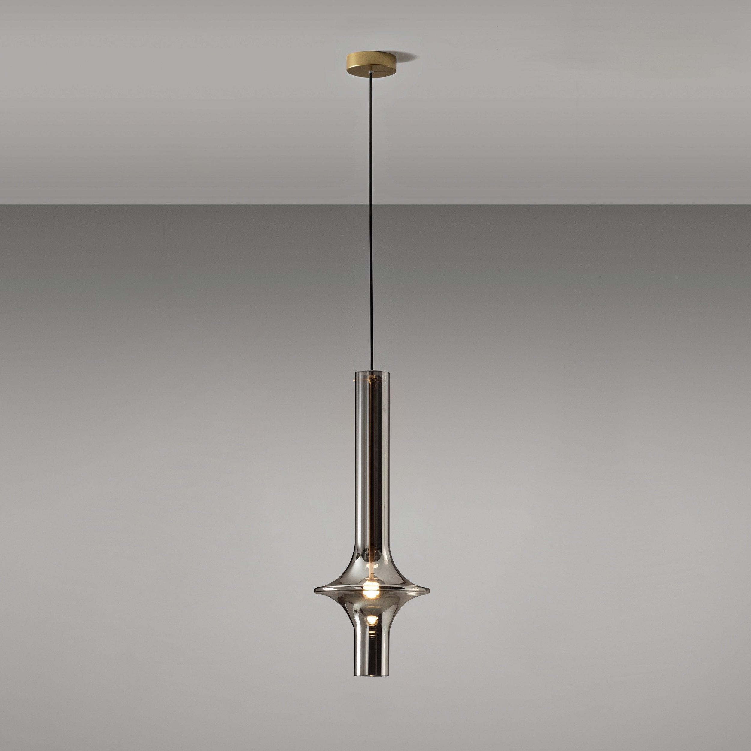 Modern Wonder Borosilicate Glass LED Pendant Light for Living Room and Dining Space