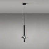 Modern Wonder Borosilicate Glass LED Pendant Light for Living Room and Dining Space