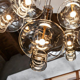 Modern Wonder Borosilicate Glass LED Pendant Light for Living Room and Dining Space