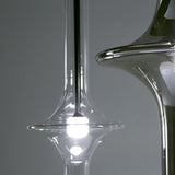 Modern Wonder Borosilicate Glass LED Pendant Light for Living Room and Dining Space