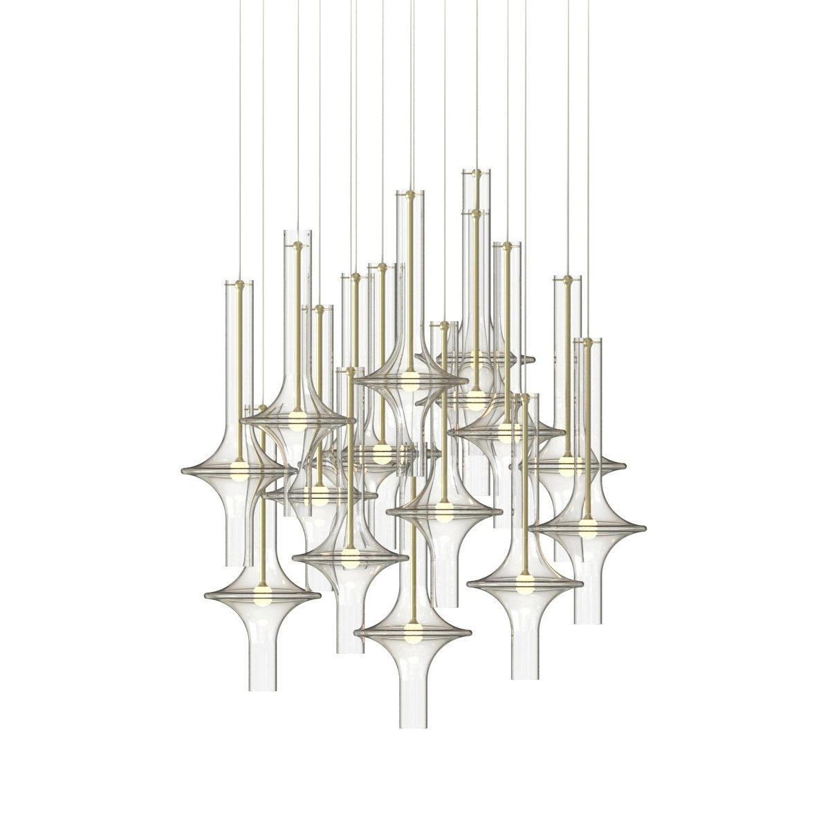 Modern Wonder Borosilicate Glass LED Pendant Light for Living Room and Dining Space