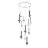 Modern Wonder Borosilicate Glass LED Pendant Light for Living Room and Dining Space
