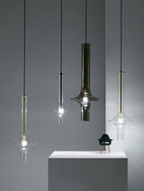 Modern Wonder Borosilicate Glass LED Pendant Light for Living Room and Dining Space