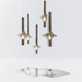 Modern Wonder Borosilicate Glass LED Pendant Light for Living Room and Dining Space