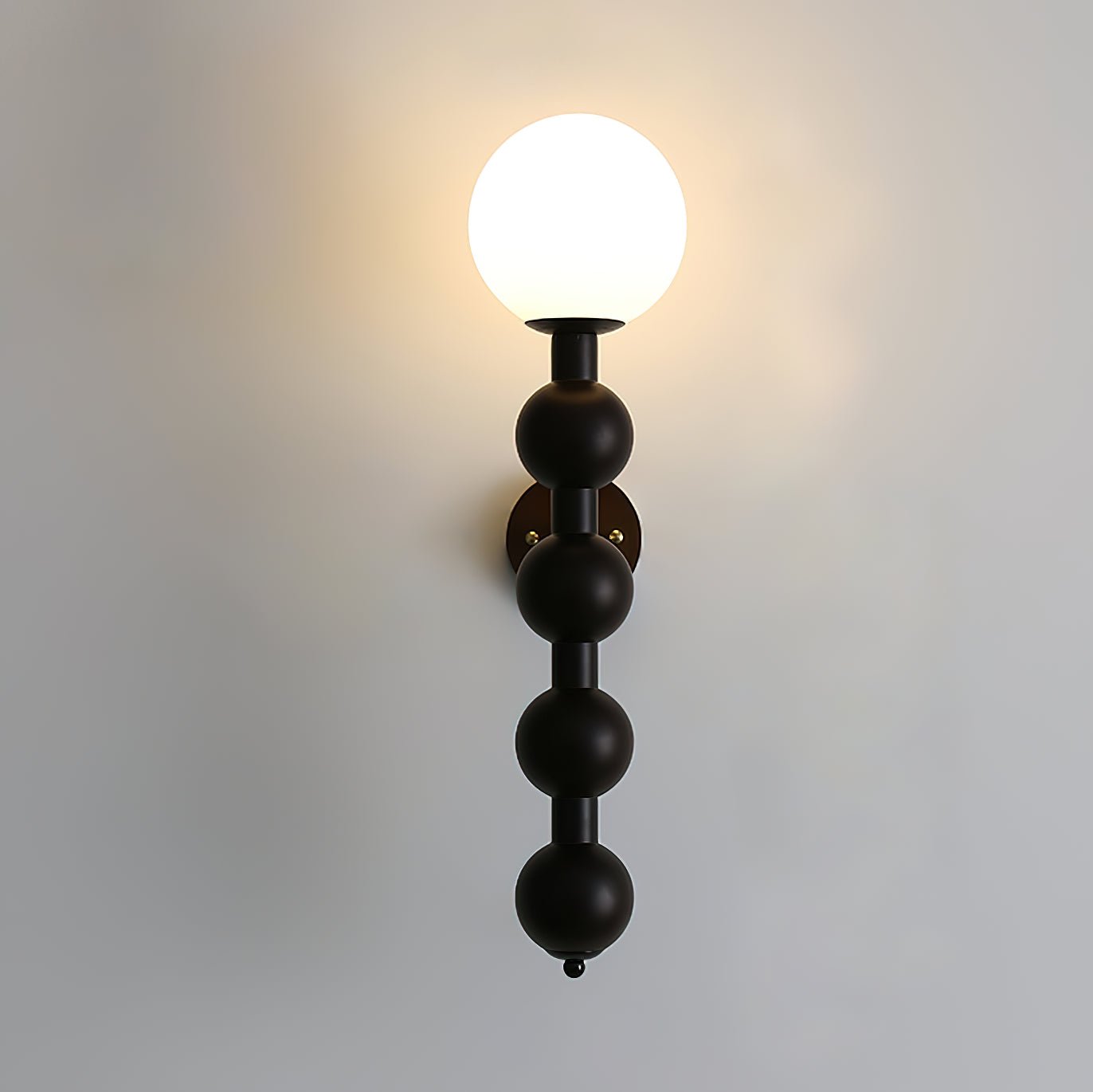 Modern Wood and Glass Bubbly Wall Sconce Lighting for Indoor Home Decor