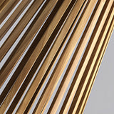 Modern Wood Finish LED Solar Outdoor Floor Lamp Portable Waterproof Garden Lantern