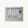 Modern Wood LED Art Photo Frame Bedside Lamp for Creative Home Decor