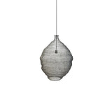 Modern Woven Steel Mesh Pendant Lamp Rustic Industrial Hanging Light for Living Room Kitchen