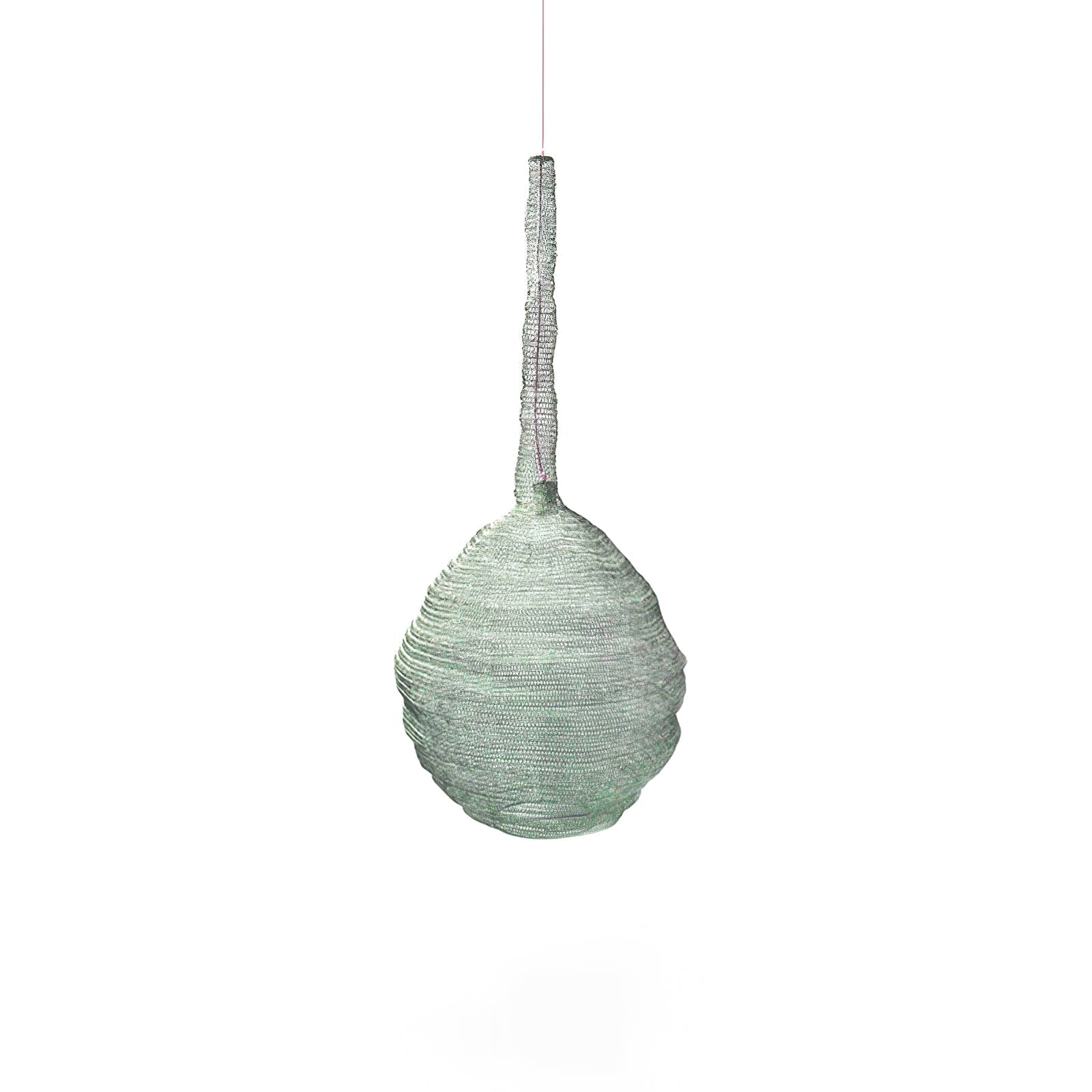 Modern Woven Steel Mesh Pendant Lamp Rustic Industrial Hanging Light for Living Room Kitchen