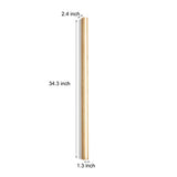 Modern Yellow Travertine LED Wall Sconce Wabi Sabi Japanese Style Linear Light
