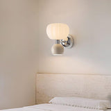 Moderno Cream Wall Mounted Light Sconce Polished Chrome Interior Fixture Set of 2