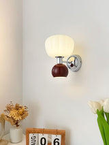 Moderno Cream Wall Mounted Light Sconce Polished Chrome Interior Fixture Set of 2