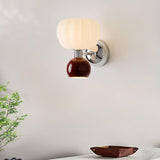 Moderno Cream Wall Mounted Light Sconce Polished Chrome Interior Fixture Set of 2