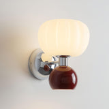 Moderno Cream Wall Mounted Light Sconce Polished Chrome Interior Fixture Set of 2