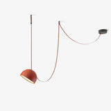Modular Canvas Belt Pendant Light Adjustable LED Strap Suspension Fixture