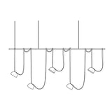Modular Canvas Belt Pendant Light Adjustable LED Strap Suspension Fixture