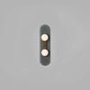 Modulo Modern Modular Glass LED Wall Sconce in Gold and Smoke Grey Finish