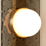 Modulo Modern Modular Glass LED Wall Sconce in Gold and Smoke Grey Finish