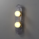 Modulo Modern Modular Glass LED Wall Sconce in Gold and Smoke Grey Finish