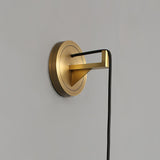 Monty Modern Alabaster Stone Wall Sconce Brass Indoor Light for Foyer and Kitchen