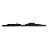 Mountain Silhouette LED Outdoor Wall Sconce Waterproof Modern Garden Path Decorative Lamp