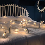 Resin Mouse Table Lamp Decorative Animal Sculpture Side Table Light for Bedside and Desk