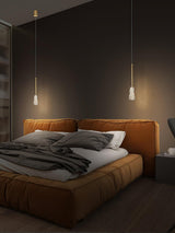 Mozzi Crystal Cylinder Pendant Light Luxury Gold Hanging Lamp for Modern Interiors
