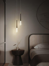 Mozzi Crystal Cylinder Pendant Light Luxury Gold Hanging Lamp for Modern Interiors