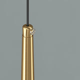 Mozzi Crystal Cylinder Pendant Light Luxury Gold Hanging Lamp for Modern Interiors