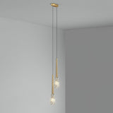 Mozzi Crystal Cylinder Pendant Light Luxury Gold Hanging Lamp for Modern Interiors