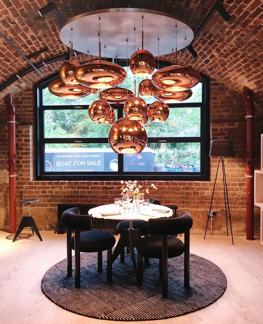 Multi Head Lava Melting Glass Pendant Light Round Ceiling Chandelier for Modern Interiors
