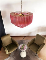 murano-glass-quadriedri-pink-prism-chandelier-luxury-pendant-light-fixture