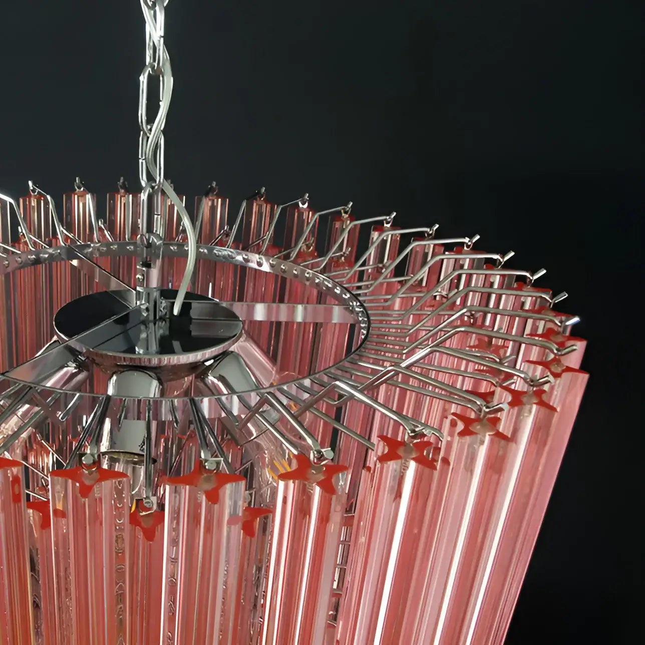 murano-glass-quadriedri-pink-prism-chandelier-luxury-pendant-light-fixture