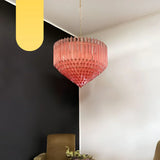 murano-glass-quadriedri-pink-prism-chandelier-luxury-pendant-light-fixture