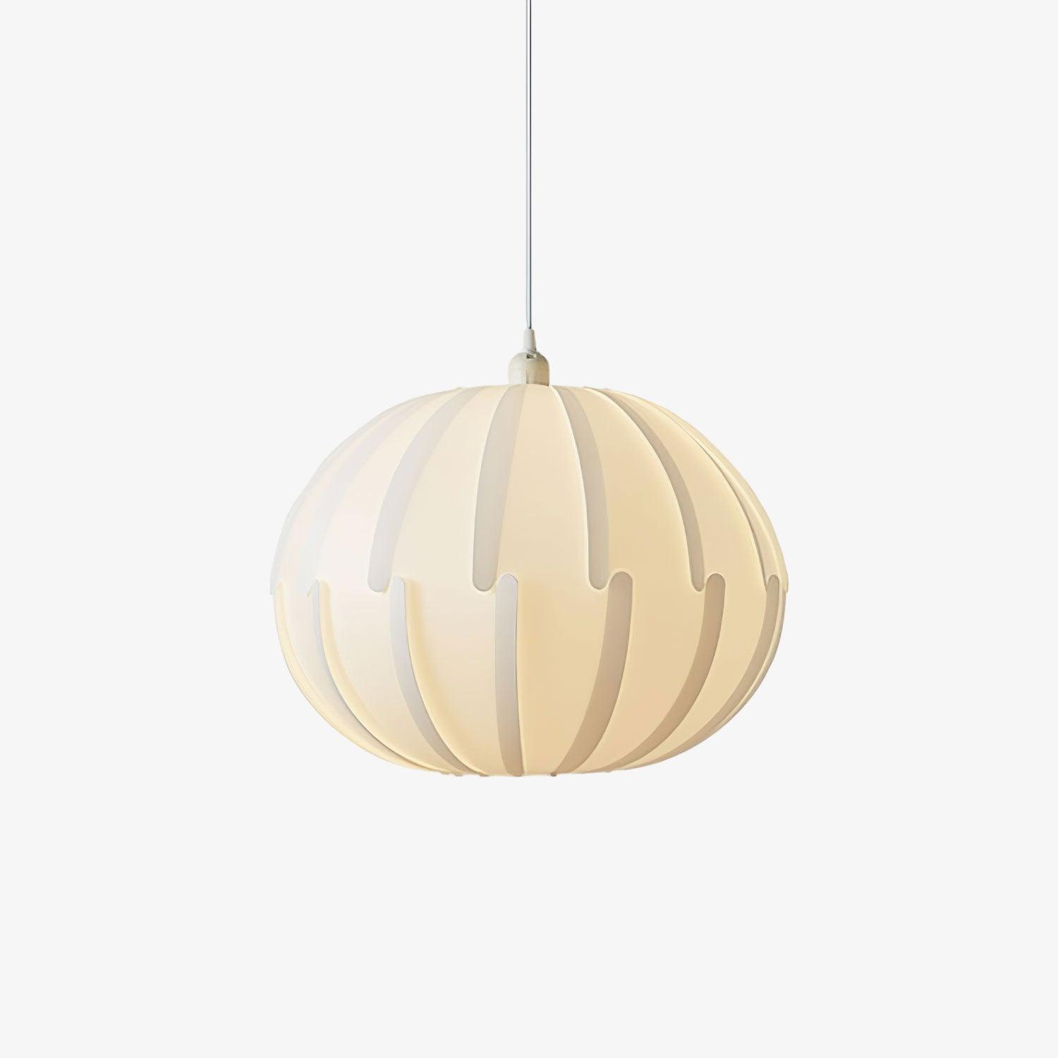 Murano Style Artistic White Drop Pendant Light for Modern Interior Lighting